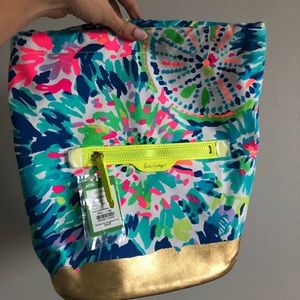Lilly Pulitzer drawstring backpack